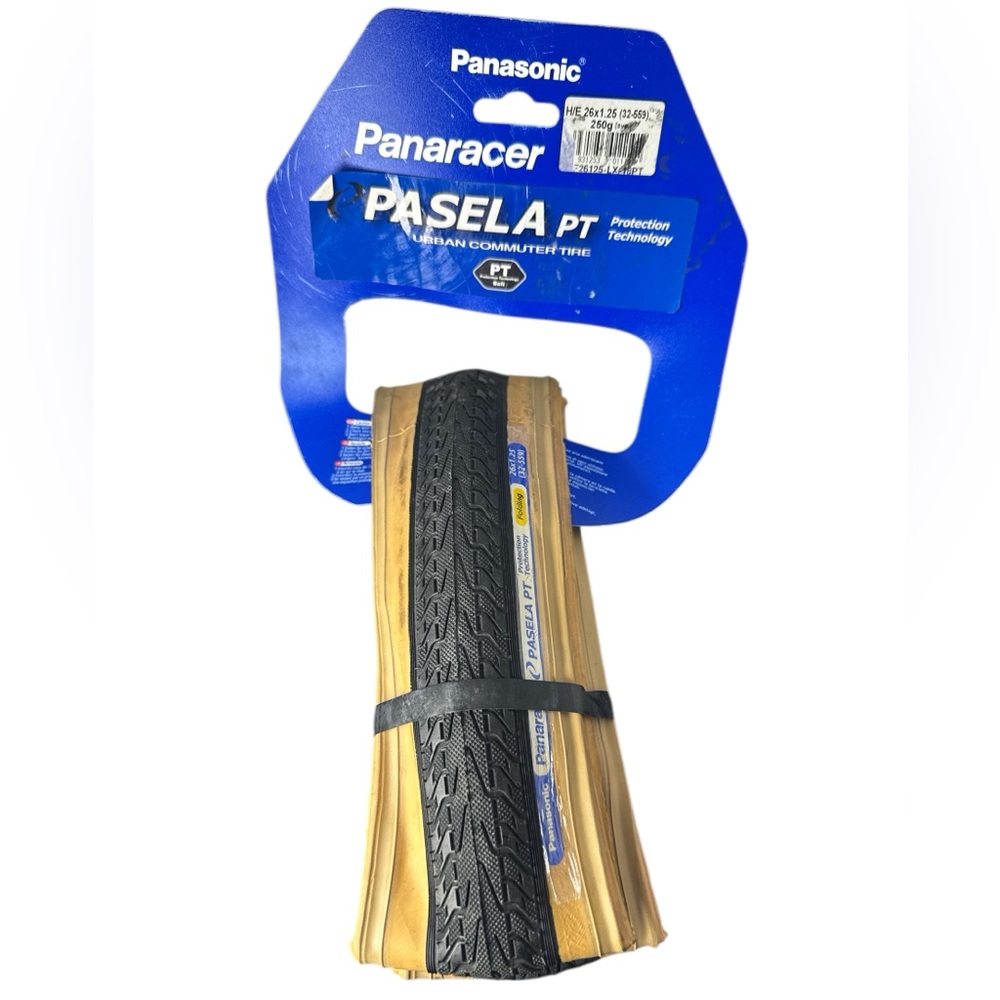 Panaracer Pasela ProTite Tire  Folding Clincher Black/Tan 250g 26 x 1.25